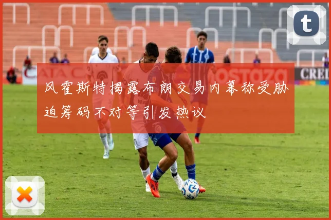 风霍斯特揭露布朗交易内幕称受胁迫筹码不对等引发热议